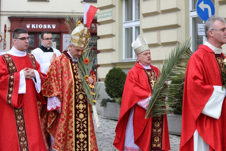 Niedziela Palmowa młodych w bielskiej katedrze - 2017