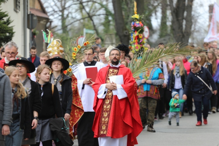 Niedziela Palmowa młodych w bielskiej katedrze - 2017