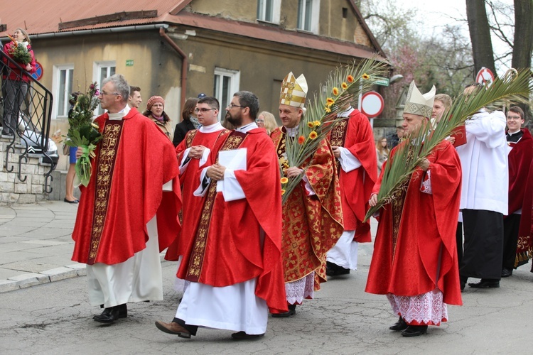 Niedziela Palmowa młodych w bielskiej katedrze - 2017