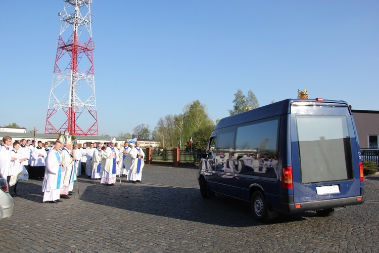 Powitanie ikony MB Częstochowskiej w WSD w Łowiczu