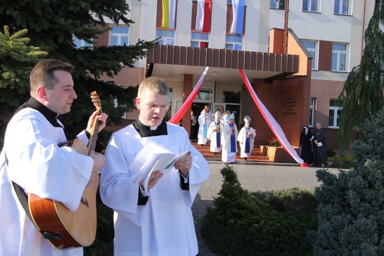 Powitanie ikony MB Częstochowskiej w WSD w Łowiczu