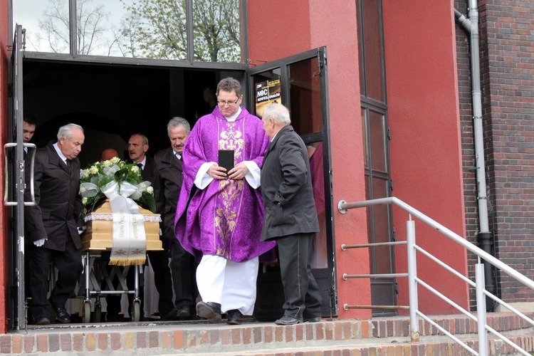 Msza pogrzebowa brata Franciszka Wieczorka w Zabrzu