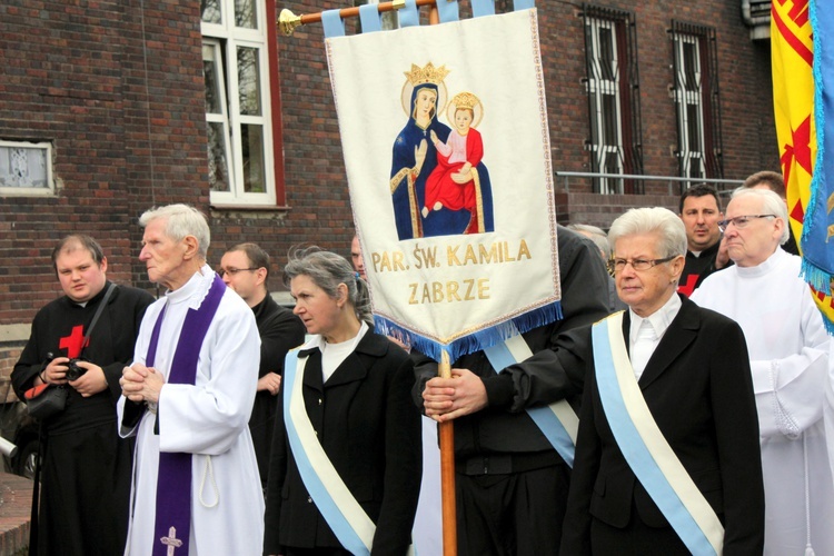 Msza pogrzebowa brata Franciszka Wieczorka w Zabrzu