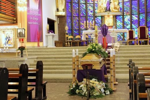 Msza pogrzebowa brata Franciszka Wieczorka w Zabrzu
