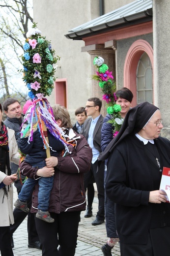 Palmowa procesja w Czańcu - 2017