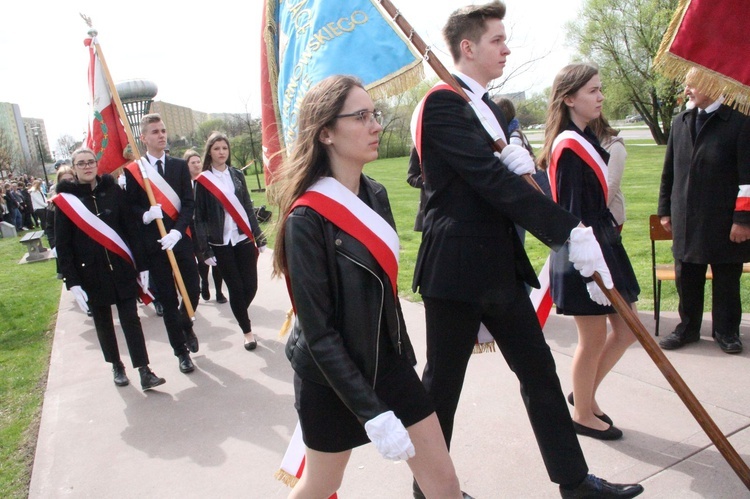 Uroczystości w Alei Dębów Katyńskich