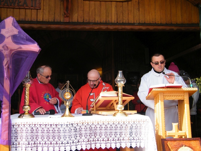 Niedziela Palmowa na Groniu Jana Pawła II