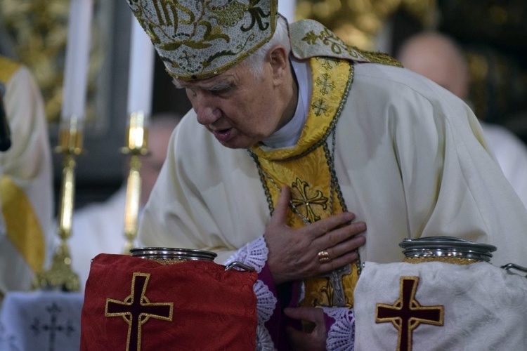 Msza Krzyżma. Ustanowienie kapituły strzegomskiej.