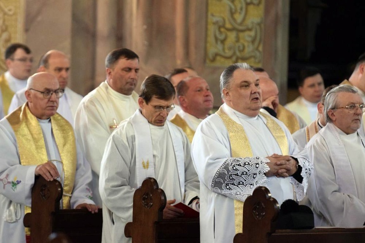 Msza Krzyżma. Ustanowienie kapituły strzegomskiej.