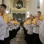 Liturgia Wielkiego Czwartku w parafii NSPJ w Nowym Targu