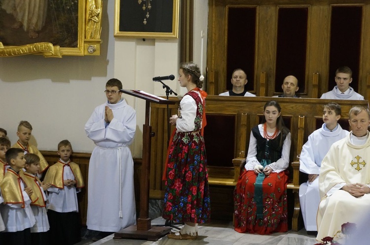 Liturgia Wielkiego Czwartku w parafii NSPJ w Nowym Targu