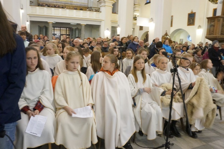 Liturgia Wielkiego Czwartku w parafii NSPJ w Nowym Targu