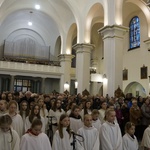 Liturgia Wielkiego Czwartku w parafii NSPJ w Nowym Targu