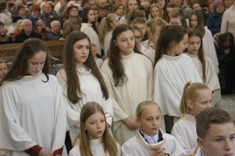 Liturgia Wielkiego Czwartku w parafii NSPJ w Nowym Targu