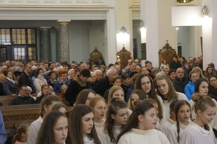 Liturgia Wielkiego Czwartku w parafii NSPJ w Nowym Targu