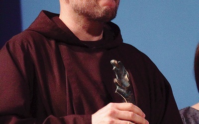 Statuetkę br. Kuczaj zadedykował całemu Dziełu Pomocy św. o. Pio, w którym od kilku lat posługuje