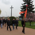 Chorągwiarze z parafii w Boczkach