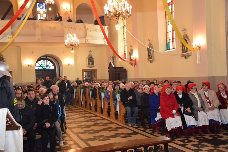 Powitanie ikony MB Częstochowskiej w Kaszewach Kościelnych