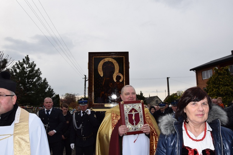 Powitanie ikony MB Częstochowskiej w Kaszewach Kościelnych