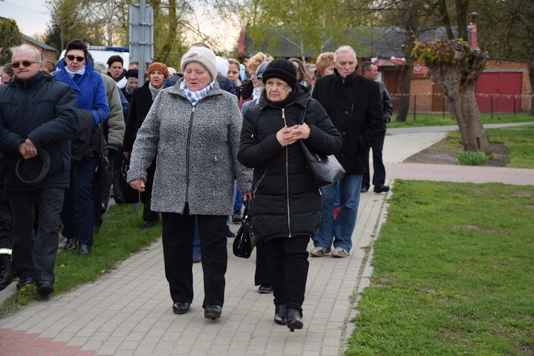 Powitanie ikony MB Częstochowskiej w Kaszewach Kościelnych