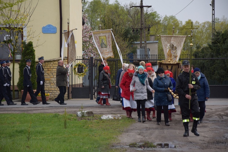 Powitanie ikony MB Częstochowskiej w Kaszewach Kościelnych