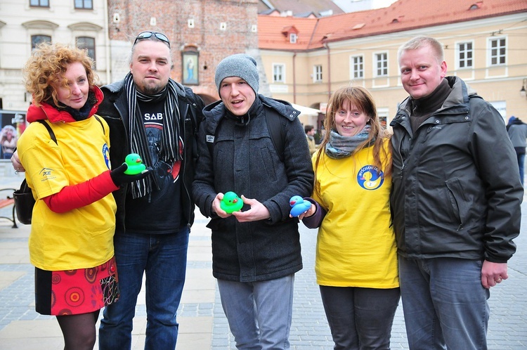 Piotr i Wojciech Cugowscy wspierają lubelski wyścig kaczek