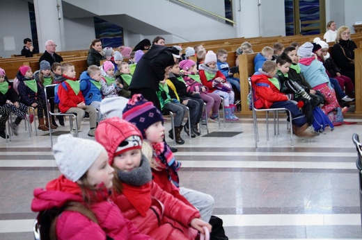 Pielgrzymka przedszkolaków do sanktuarium Bożego Miłosierdzia w Łagiewnikach - 19 kwietnia 2017