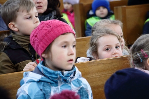 Pielgrzymka przedszkolaków do sanktuarium Bożego Miłosierdzia w Łagiewnikach - 19 kwietnia 2017