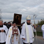 Powitanie ikony MB Częstochowskiej w Strzegocinie