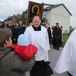 Powitanie ikony MB Częstochowskiej w Strzegocinie