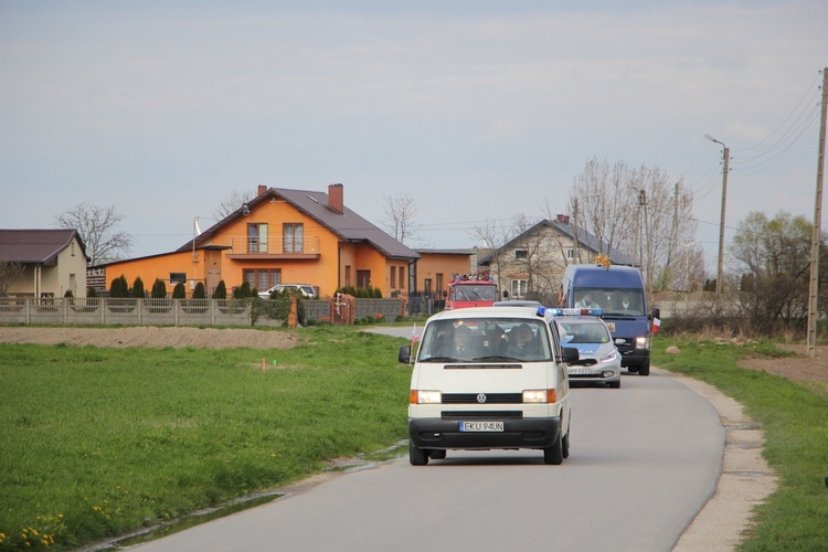 Powitanie ikony MB Częstochowskiej w Strzegocinie