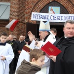 Powitanie ikony MB Częstochowskiej w Strzegocinie