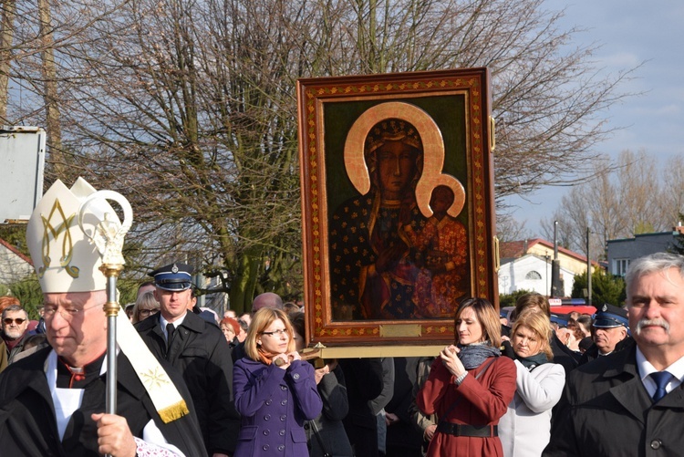 Powitanie ikony MB Częstochowskiej w Witoni