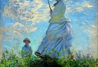 Claude Monet (1840–1926)  „Kobieta z parasolem”, 1875 National Gallery of Art, Waszyngton
