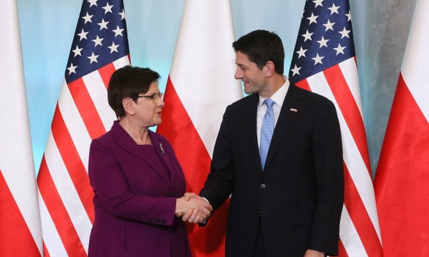 Premier spotkała się z przewodniczącym Izby Reprezentantów USA