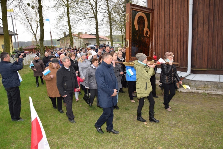 Powitanie ikony MB Częstochowskiej w Grochowie