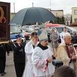 Powitanie ikony MB Częstochowskiej w parafii św. Stanisława w Kutnie