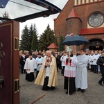 Powitanie ikony MB Częstochowskiej w parafii św. Stanisława w Kutnie