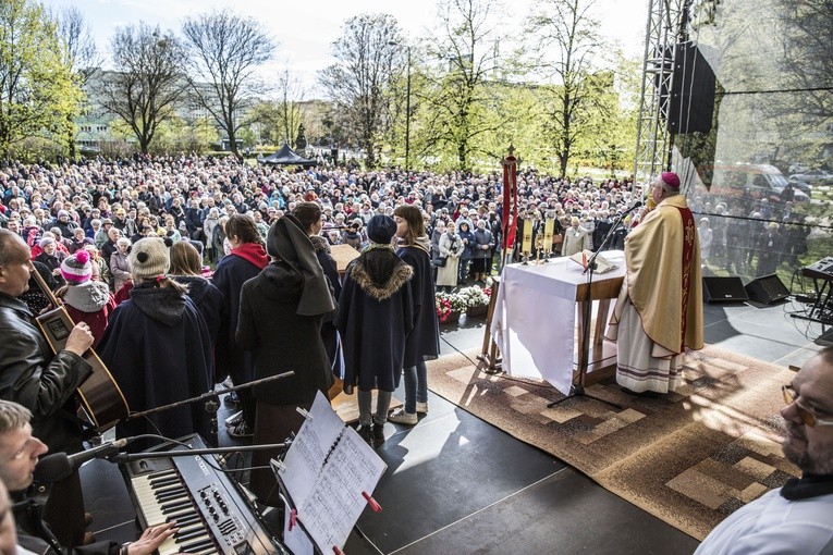 Jan Paweł II na Warszawskich Łagiewnikach