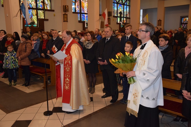 Powitanie ikony MB Częstochowskiej w Kutnie-Dybowie