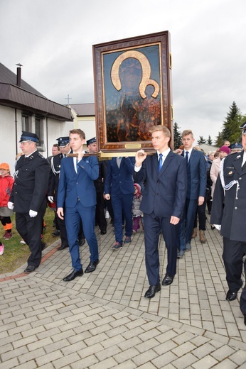 Powitanie ikony MB Częstochowskiej w Kutnie-Dybowie