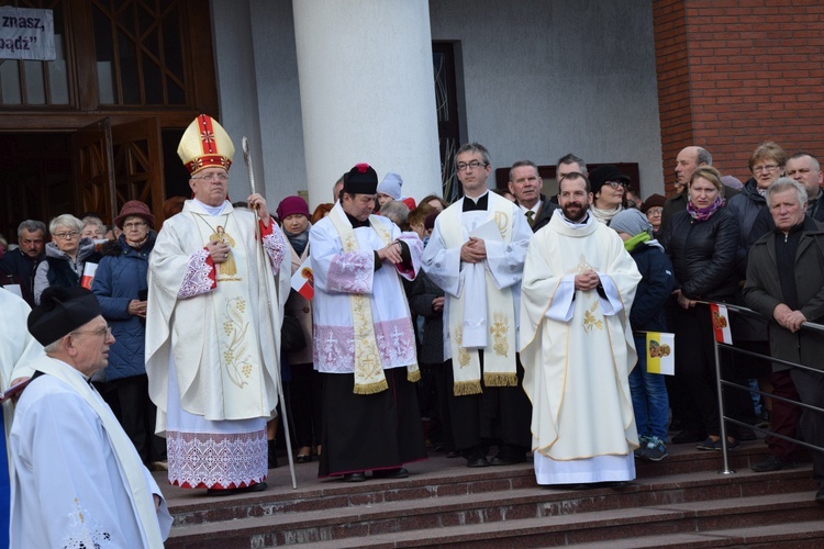 Powitanie ikony MB Częstochowskiej w Kutnie-Dybowie