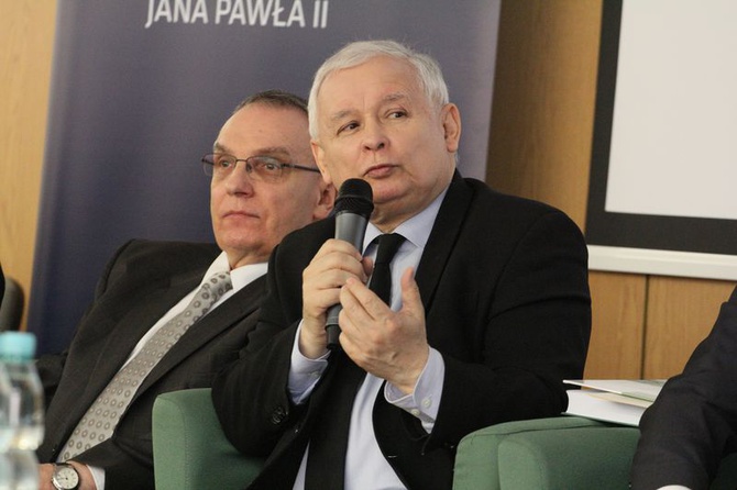 Jarosław Kaczyński na KUL 