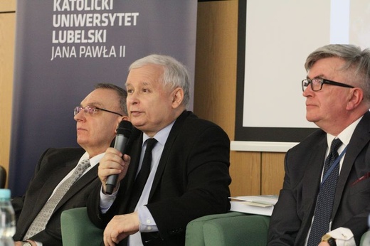 Jarosław Kaczyński na KUL 