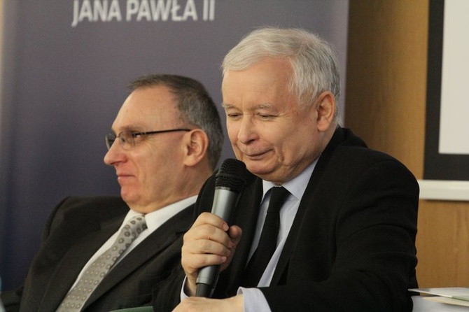 Jarosław Kaczyński na KUL 