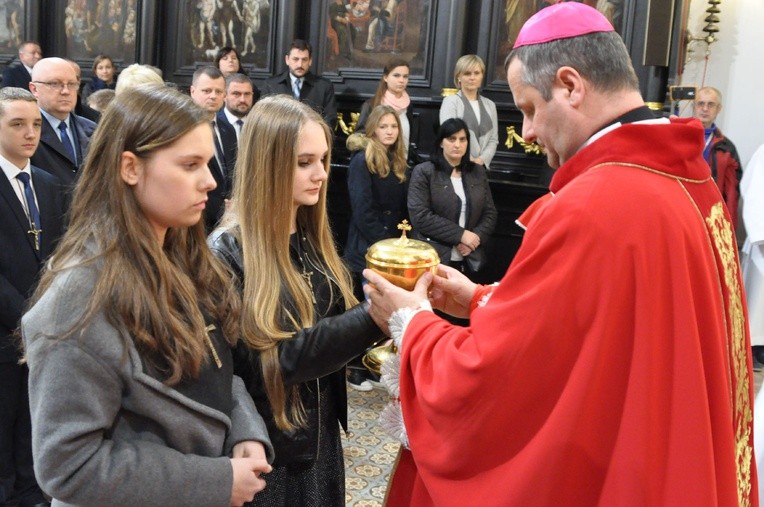 Bierzmowanie w bazylice św. Mikołaja w Bochni