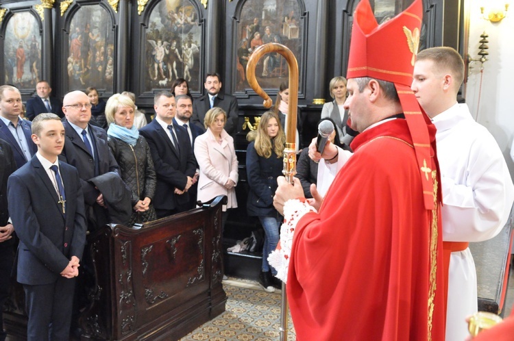 Bierzmowanie w bazylice św. Mikołaja w Bochni