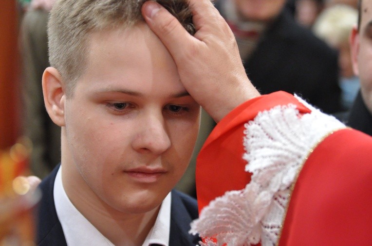 Bierzmowanie w bazylice św. Mikołaja w Bochni