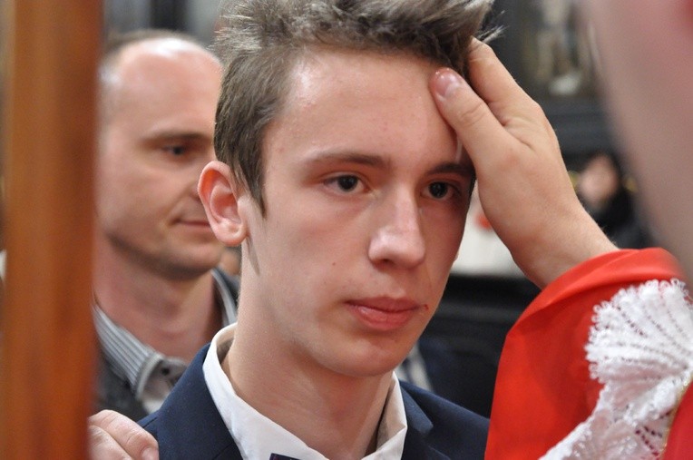 Bierzmowanie w bazylice św. Mikołaja w Bochni