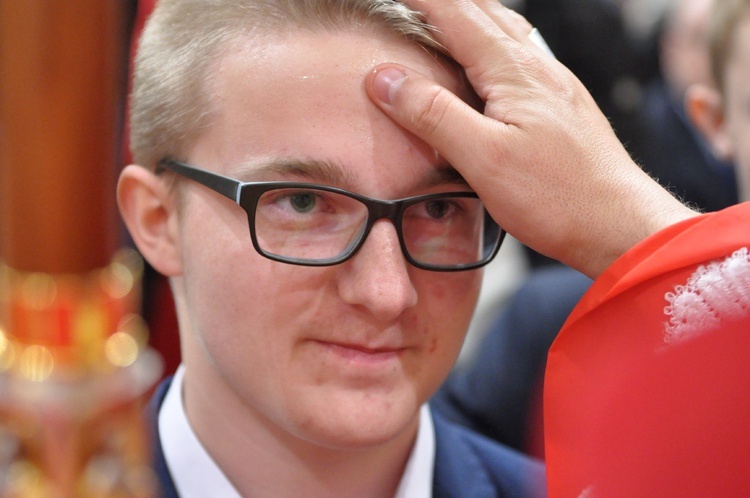 Bierzmowanie w bazylice św. Mikołaja w Bochni